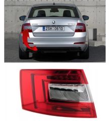 Skoda Octavia Ledli Sol Stop Lambası 2013-2017 [5E5945111A]