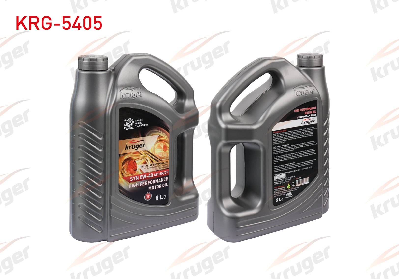 Motor Yağı 5w40 Tam Sentetik 5 Litre