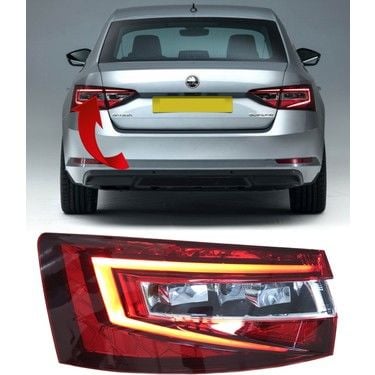 Skoda SuperB Ledli Sol Stop Lambası [3V5945207] | Orijinal Yedek Parça