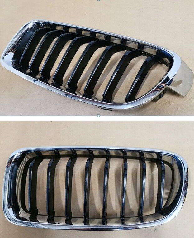 BMW 3 Serisi F30 / LCI Sport Ön Panjur Seti (Sağ–Sol) | Krom-Siyah | 2012–2018